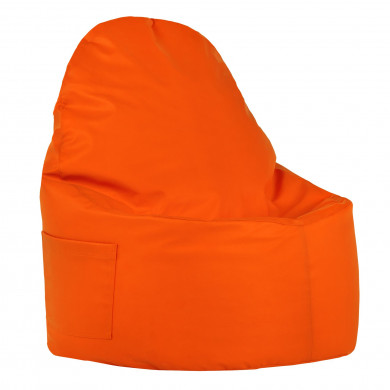 Dmora Pouf a Sacco Elegante Colore Arancione Misure 65 x 50 x 65 cm 