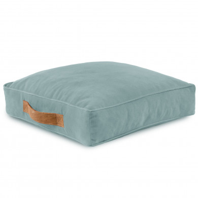Cuscino Quadrato Da Pavimento Menta Velluto