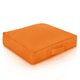Cuscino Quadrato Da Pavimento Arancione Nylon