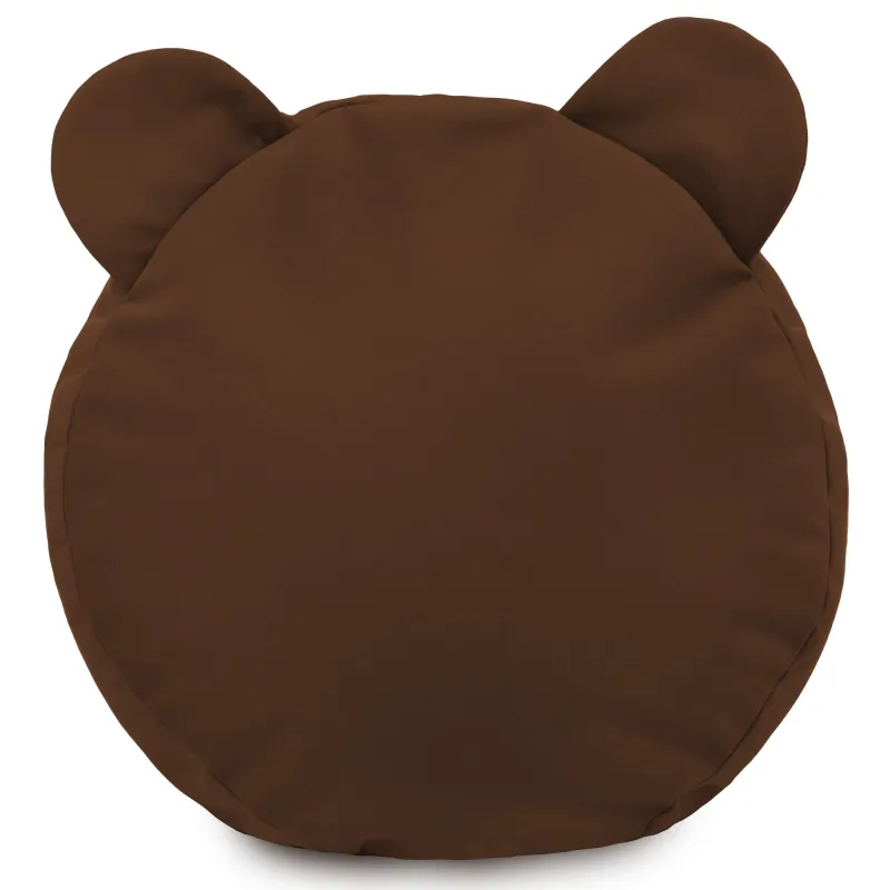 Pouf Poggiapiedi Rotondo per bambini Teddy - Velluto Soft – vista 2
