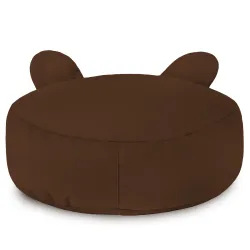 Pouf Poggiapiedi Rotondo per bambini Teddy - Velluto Soft – vista 18