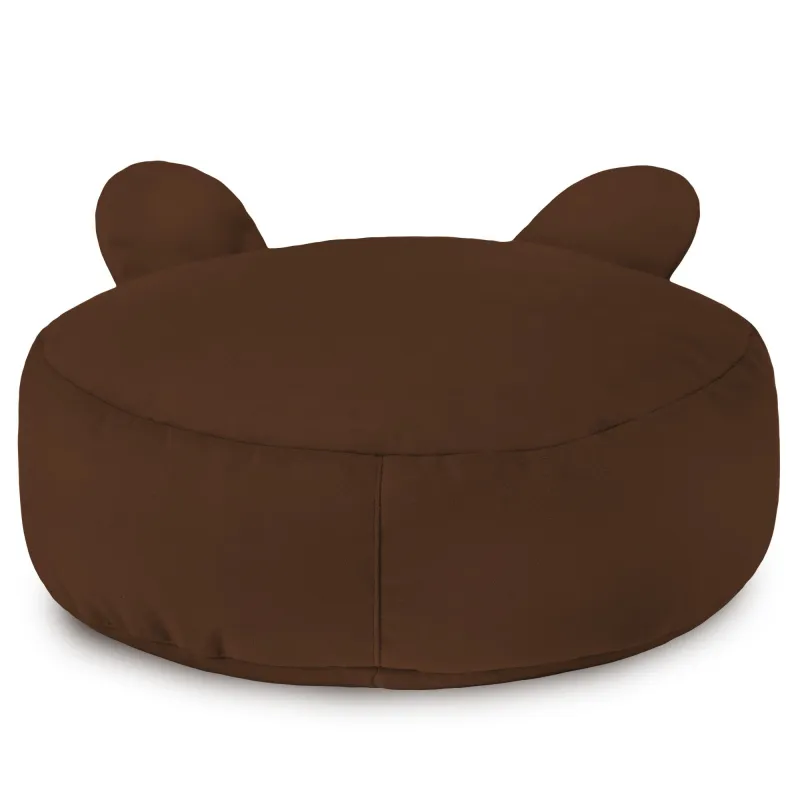 Pouf Poggiapiedi Rotondo per bambini Teddy - Velluto Soft – vista 18