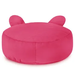 Pouf Poggiapiedi Rotondo per bambini Teddy - Velluto Soft – vista 21