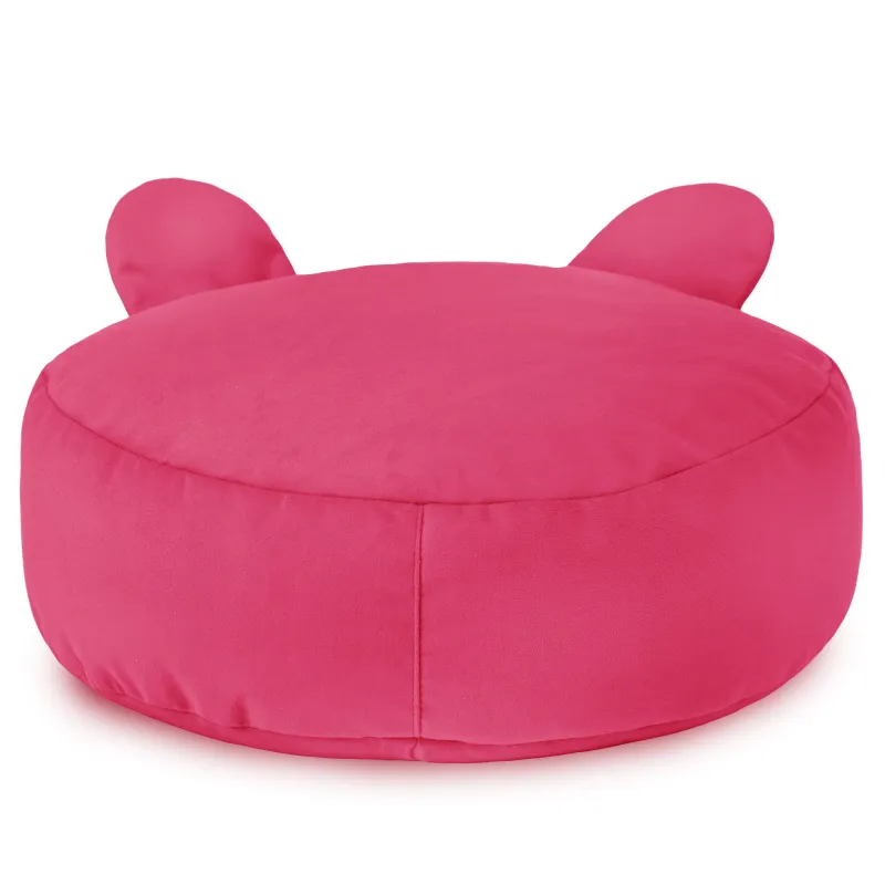 Pouf Poggiapiedi Rotondo per bambini Teddy - Velluto Soft – vista 21