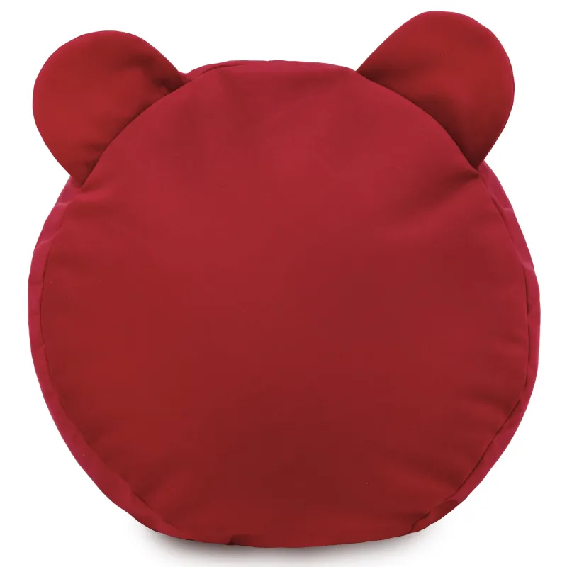 Pouf Poggiapiedi Rotondo per bambini Teddy - Velluto Soft – vista 6