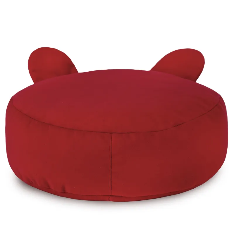 Pouf Poggiapiedi Rotondo per bambini Teddy - Velluto Soft – vista 22