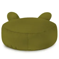 Pouf Poggiapiedi Rotondo per bambini Teddy - Velluto Soft – vista 23