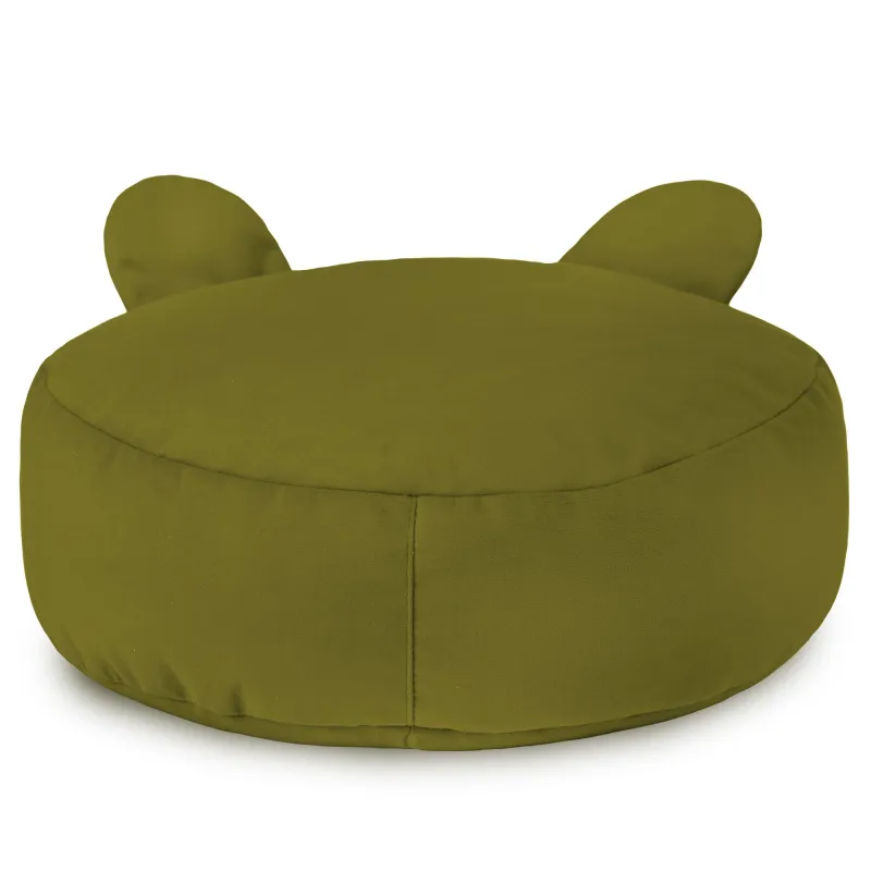 Pouf Poggiapiedi Rotondo per bambini Teddy - Velluto Soft – vista 23