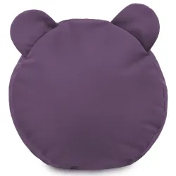 Pouf Poggiapiedi Rotondo per bambini Teddy - Velluto Soft