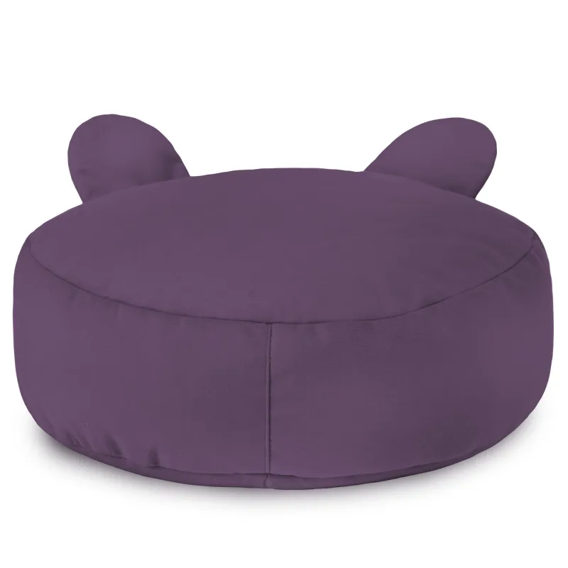 Pouf Poggiapiedi Rotondo per bambini Teddy - Velluto Soft – vista 27