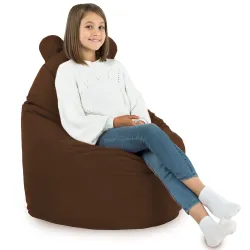 Poltrona Pouf Sacco per bambini Teddy - Velluto Soft – vista 33