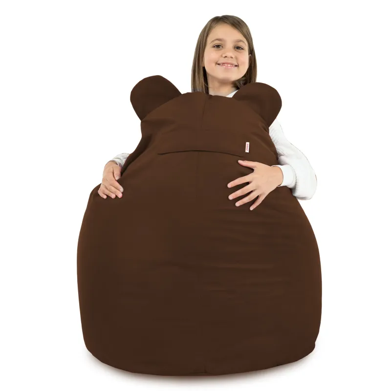 Poltrona Pouf Sacco per bambini Teddy - Velluto Soft – vista 65