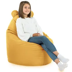 Poltrona Pouf Sacco per bambini Teddy - Velluto Soft – vista 34