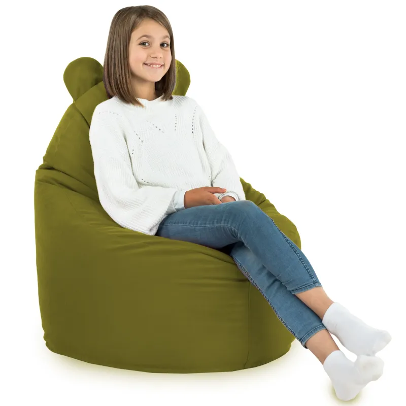 Poltrona Pouf Sacco per bambini Teddy - Velluto Soft – vista 38