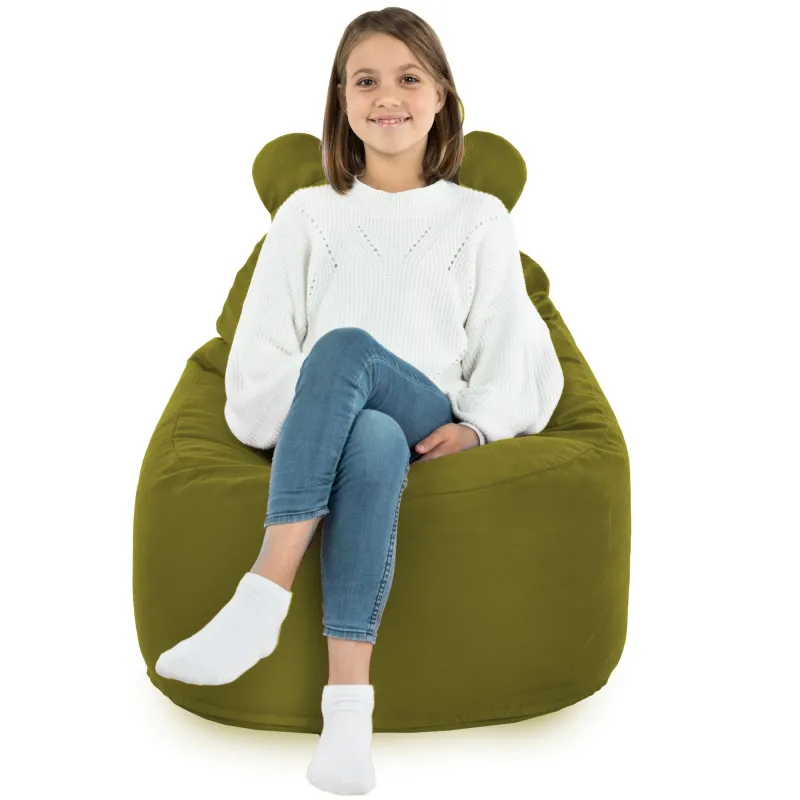 Poltrona Pouf Sacco per bambini Teddy - Velluto Soft – vista 54