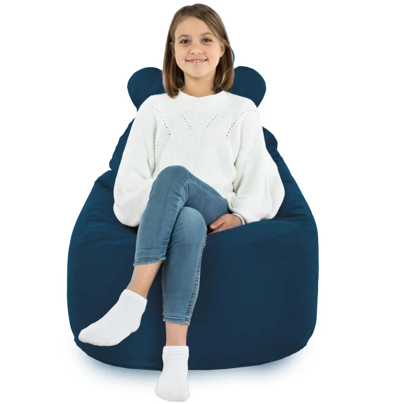 Poltrona Pouf Sacco per bambini Teddy - Velluto Soft – vista 58