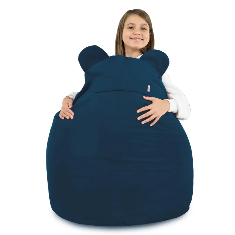 Poltrona Pouf Sacco per bambini Teddy - Velluto Soft – vista 74