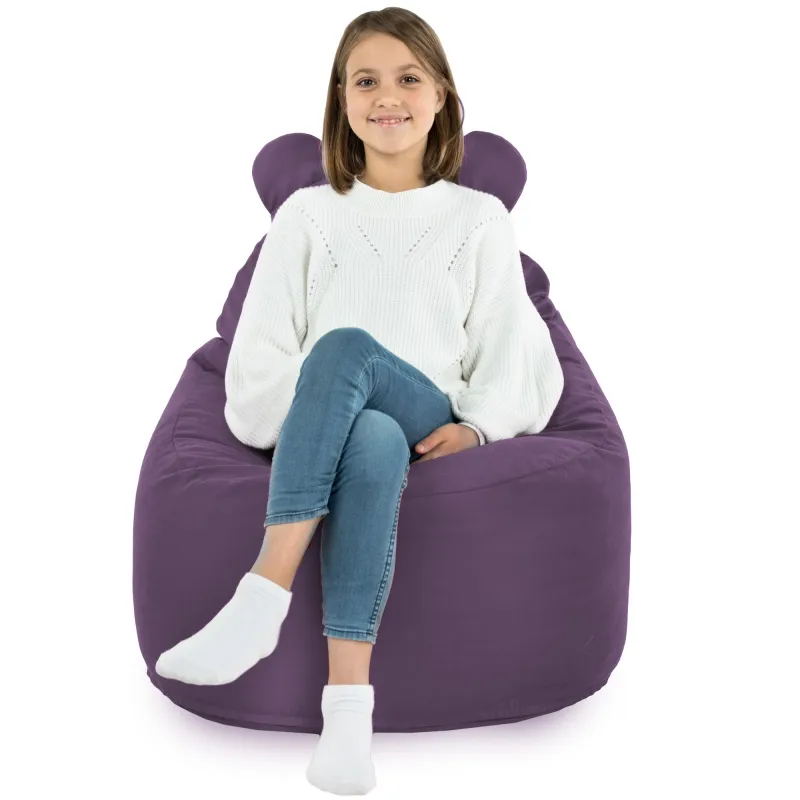 Poltrona Pouf Sacco per bambini Teddy - Velluto Soft – vista 59
