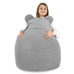 Poltrona Pouf Sacco per bambini Teddy - Velluto Soft – vista 76