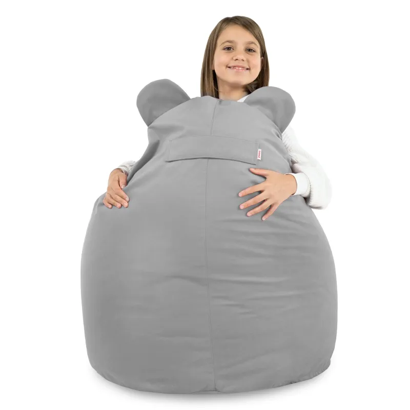 Poltrona Pouf Sacco per bambini Teddy - Velluto Soft – vista 76