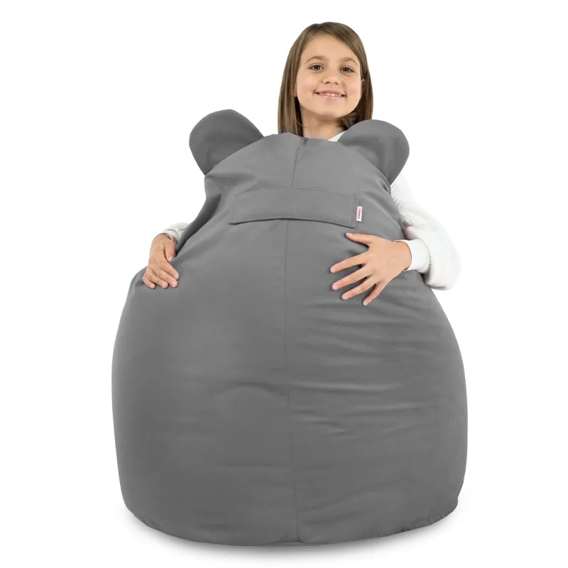 Poltrona Pouf Sacco per bambini Teddy - Velluto Soft – vista 77
