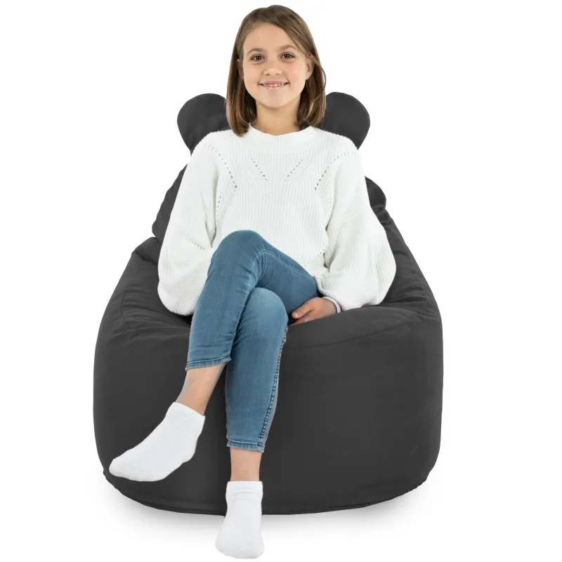 Poltrona Pouf Sacco per bambini Teddy - Velluto Soft – vista 62