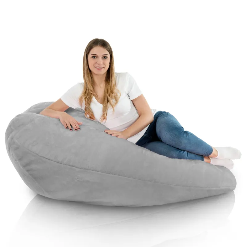 Poltrona Pouf Sacco a Pera XXL Drop - Pelliccia Sintetica Yeti – vista 6