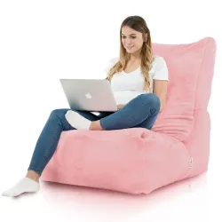 Poltrona Pouf Sacco Relax XXL Disinto - Pelliccia Sintetica Yeti – vista 8
