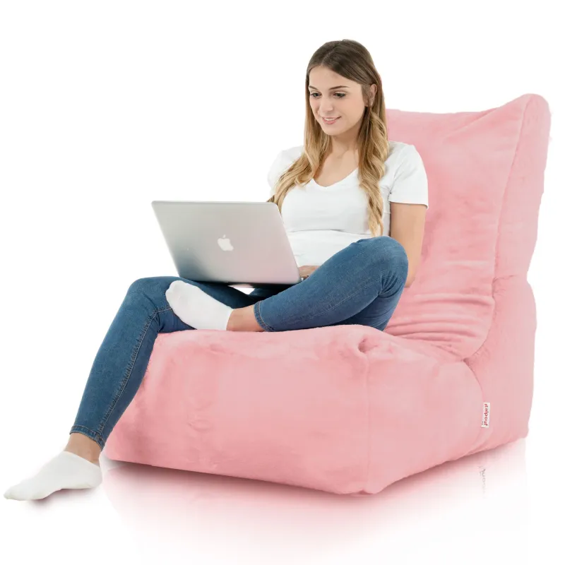 Poltrona Pouf Sacco Relax XXL Disinto - Pelliccia Sintetica Yeti – vista 8