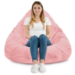 Poltrona Pouf Sacco a Pera XXL Drop - Pelliccia Sintetica Yeti – vista 11
