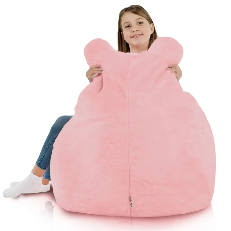 Poltrona Pouf Sacco per bambini Teddy - Pelliccia Sintetica Yeti – vista 5