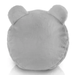 Pouf Poggiapiedi Rotondo per bambini Teddy - Pelliccia Sintetica Yeti