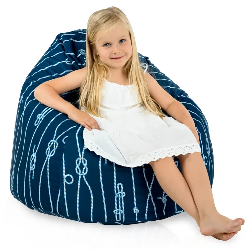 Poltrona Pouf Sacco L per bambini -Tessuto Stampato Premium – vista 49