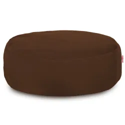Pouf Poggiapiedi Rotondo - Velluto Soft