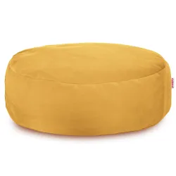 Pouf Poggiapiedi Rotondo - Velluto Soft