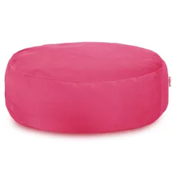 Pouf Poggiapiedi Rotondo - Velluto Soft