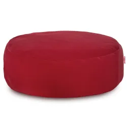 Pouf Poggiapiedi Rotondo - Velluto Soft
