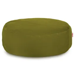 Pouf Poggiapiedi Rotondo - Velluto Soft