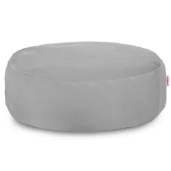 Pouf Poggiapiedi Rotondo - Velluto Soft
