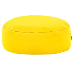 Pouf Poggiapiedi Rotondo - Ecopelle