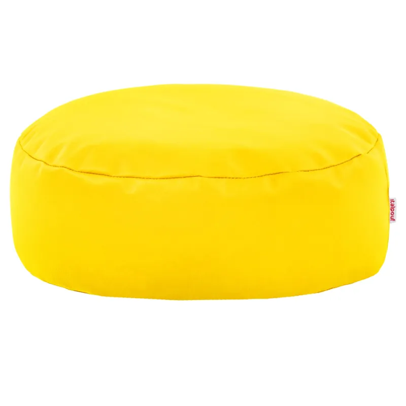 Pouf Poggiapiedi Rotondo - Ecopelle