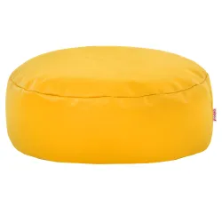 Pouf Poggiapiedi Rotondo - Ecopelle