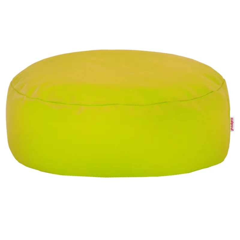 Pouf Poggiapiedi Rotondo - Ecopelle