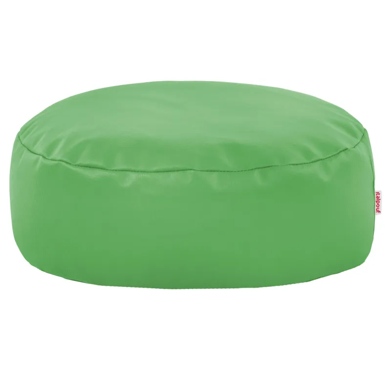 Pouf Poggiapiedi Rotondo - Ecopelle