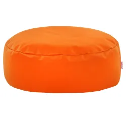 Pouf Poggiapiedi Rotondo - Ecopelle