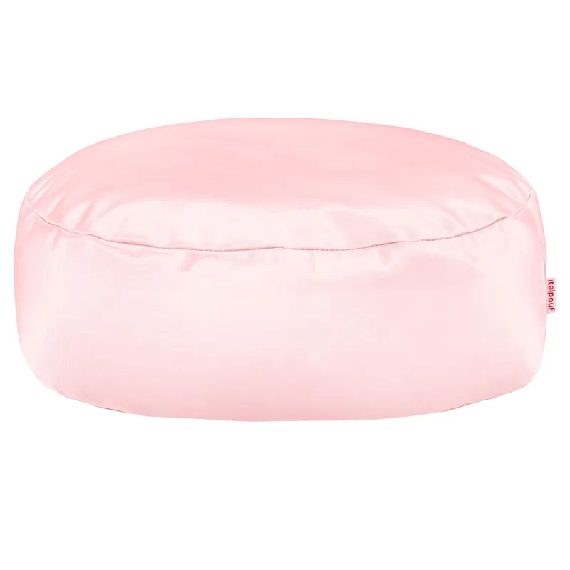 Pouf Poggiapiedi Rotondo - Ecopelle
