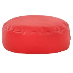 Pouf Poggiapiedi Rotondo - Ecopelle