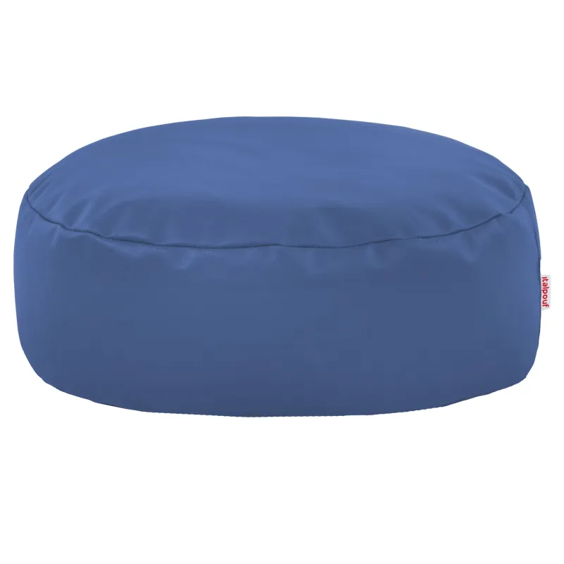 Pouf Poggiapiedi Rotondo - Ecopelle