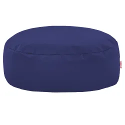 Pouf Poggiapiedi Rotondo - Ecopelle