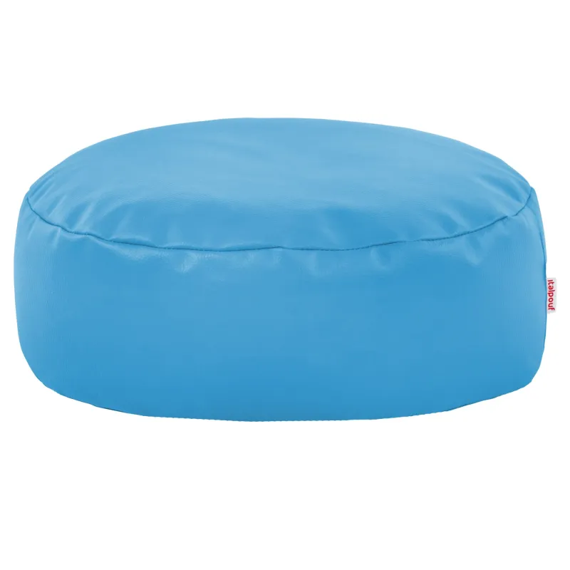 Pouf Poggiapiedi Rotondo - Ecopelle